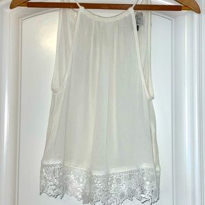 H&M white top